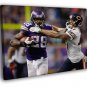 Adrian Peterson Minnesota Vikings WALL  20x16 inch FRAMED CANVAS PRINT