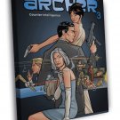 Archer Painting Awesome Art Tv Series WALL  20x16 inch FRAMED CANVAS PRINT