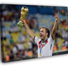 Mario Gotze Final Victory Gold Medal Germany Cup WALL  20x16 inch FRAMED CANVAS PRINT