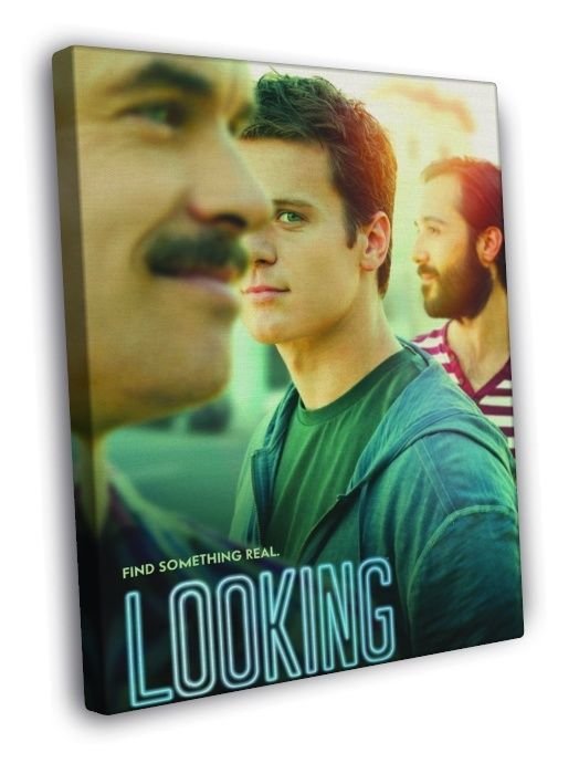Looking Awesome Cast Characters Tv Series WALL  20x16 inch FRAMED CANVAS PRINT