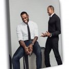 Dr. Dre Lebron James Laughing Gangsta Rap Basketball WALL  20x16 inch FRAMED CANVAS PRINT