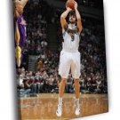 Ricky Rubio Minnesota Timberwolves Jump Shot WALL  20x16 inch FRAMED CANVAS PRINT