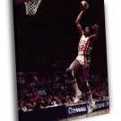 Julius Erving Dr J New York Nets Retro Vintage WALL  20x16 inch FRAMED CANVAS PRINT
