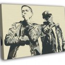 Eminem Royce Da 59 5 9 Rap Art Hip-Hop 2014 WALL  20x16 inch FRAMED CANVAS PRINT