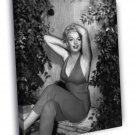 Marilyn Monroe Actress Hot Vintage BW WALL  20x16 inch FRAMED CANVAS PRINT