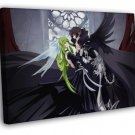 Code Geass Lelouch C C Anime Manga Art  20x16 inch FRAMED CANVAS WALL PRINT