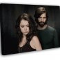 Orphan Black Sarah Manning Cal Morrison Tv Series  20x16 inch FRAMED CANVAS WALL PRINT