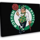 Boston Celtics Logo Basketball Sport Art  20x16 inch FRAMED CANVAS WALL PRINT