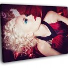 Gwen Stefani Beautiful Portrait Pop Music Rare  20x16 inch FRAMED CANVAS WALL PRINT