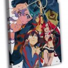 Gurren Lagann Characters Anime Beautiful Manga Art  20x16 inch FRAMED CANVAS WALL PRINT