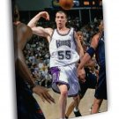 Jason Williams Sacramento Kings No Look Pass  20x16 inch FRAMED CANVAS WALL PRINT