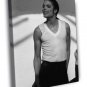 Michael Jackson Amazing Rare BW Portrait Handsome  20x16 inch FRAMED CANVAS WALL PRINT