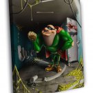 Boogerman Awesome Retro Video Game Art Sega  20x16 inch FRAMED CANVAS WALL PRINT