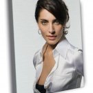Caterina Murino Hot Italian Actress Brunette Woman  20x16 inch FRAMED CANVAS WALL PRINT