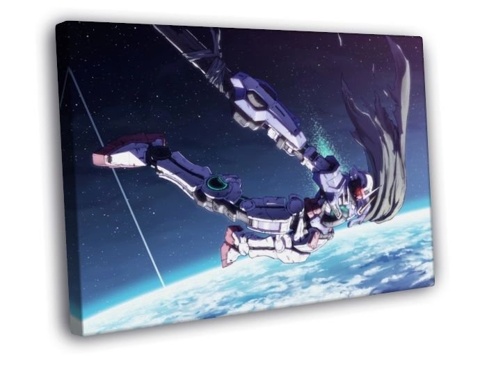 Mobile Suit Gundam Awesome Anime Manga Art  20x16 inch FRAMED CANVAS WALL PRINT