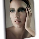 Doutzen Kroes Beautiful Eyes Model Rare  20x16 inch FRAMED CANVAS WALL PRINT