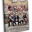 Mumford & Sons Folk Rock Band Music  20x16 inch FRAMED CANVAS WALL PRINT