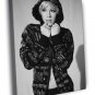 Pink Rock Pop Singer Music BW 20x16 inch FRAMED CANVAS WALL PRINT