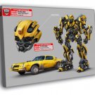 Transformers Bumblebee Camaro Movie Art WALL  20x16 inch FRAMED CANVAS PRINT