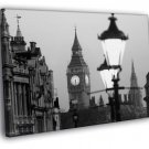 Big Ben London Lantern England Great Britain  20x16 inch FRAMED CANVAS WALL PRINT