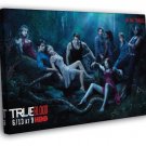 Do Bad Things Characters Awesome True Blood TV Series  20x16 inch FRAMED CANVAS WALL PRINT