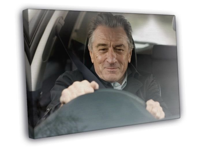 Robert De Niro Amazing Car Charismatic Handsome Rare WALL  20x16 inch FRAMED CANVAS PRINT