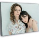 Zooey Deschanel Emily Deschanel Actress WALL  20x16 inch FRAMED CANVAS PRINT
