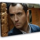 Jude Law Amazing Portrait Hot Charming Handsome Rare WALL  20x16 inch FRAMED CANVAS PRINT