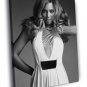 Beyonce R&B Pop Singer BW Rare WALL 20x16 inch FRAMED CANVAS PRINT