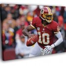 Robert Griffin III Washington Redskins Sport WALL  20x16 inch FRAMED CANVAS PRINT