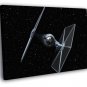 TIE Fighter Starfighter Space Star Wars Art WALL 20x16 inch FRAMED CANVAS PRINT