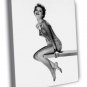 Natalie Wood Hot Old Retro Vintage Classic BW  20x16 inch FRAMED CANVAS WALL PRINT
