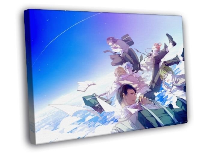 Kuroko no Basuke Team Characters Art Basket Anime  20x16 inch FRAMED CANVAS WALL PRINT
