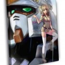 Gundam Build Fighters Hot Girl Mecha Anime Art  20x16 inch FRAMED CANVAS WALL PRINT