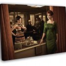 Joan Harris Peggy Olson Elisabeth Moss TV Series  20x16 inch FRAMED CANVAS WALL PRINT