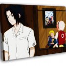 Naruto Sasuke Uchiha Sakura Haruno Anime Manga  20x16 inch FRAMED CANVAS WALL PRINT