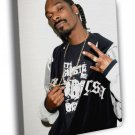 Snoop Dogg Gold Chain Revolver Rap Hip Hop Singer  20x16 inch FRAMED CANVAS WALL PRINT