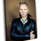 Sting Awesome Music Singer Vintage  20x16 inch FRAMED CANVAS WALL PRINT