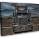 Peterbilt Truck Trailer Car Chrome Awesome WALL  20x16 inch FRAMED CANVAS PRINT