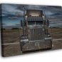 Peterbilt Truck Trailer Car Chrome Awesome WALL 20x16 inch FRAMED CANVAS PRINT