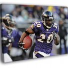 Edward Earl Reed Baltimore Ravens  20x16 inch FRAMED CANVAS WALL PRINT