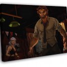 The Wolf Among Us Bigby Video Game Art  20x16 inch FRAMED CANVAS WALL PRINT