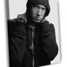 Eminem 2014 Marshall Mathers BW Rapper Hip-Hop Rap  20x16 inch FRAMED CANVAS WALL PRINT