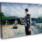 Machine Gun Kelly MGK Rapper Hip-Hop Music Rap  20x16 inch FRAMED CANVAS WALL PRINT