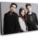 Vazquez Sounds Pop Rock Trio Group Music  20x16 inch FRAMED CANVAS WALL PRINT