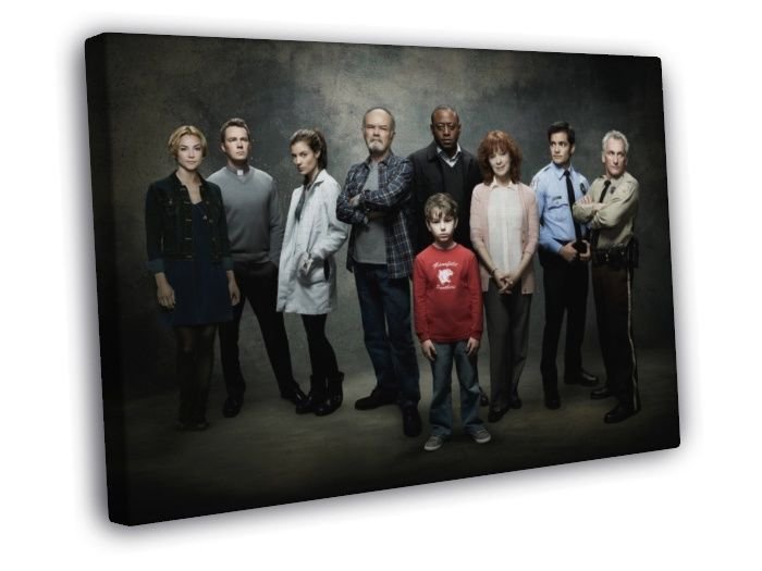 Resurrection Characters Tv Series WALL  20x16 inch FRAMED CANVAS PRINT