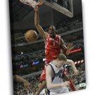 Tracy McGrady Houston Rockets Monster Dunk Basketball WALL  20x16 inch FRAMED CANVAS PRINT