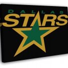 Dallas Stars Logo Hockey Sport Art  20x16 inch FRAMED CANVAS WALL PRINT