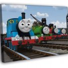 Thomas the Tank Engine & Friends Cool Cartoon Art Kids  20x16 inch FRAMED CANVAS WALL PRINT