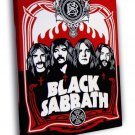 Black Sabbath Painting Art Rock Band Group  20x16 inch FRAMED CANVAS WALL PRINT